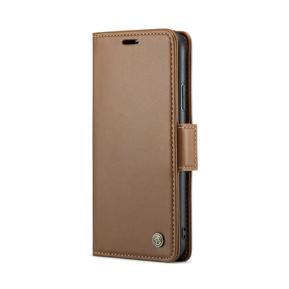 For iPhone 11 Pro CaseMe 023 Butterfly Buckle Litchi Texture RFID Anti-theft Leather Phone Case(Brown) - iPhone 11 Pro Cases by CaseMe | Online Shopping South Africa | PMC Jewellery