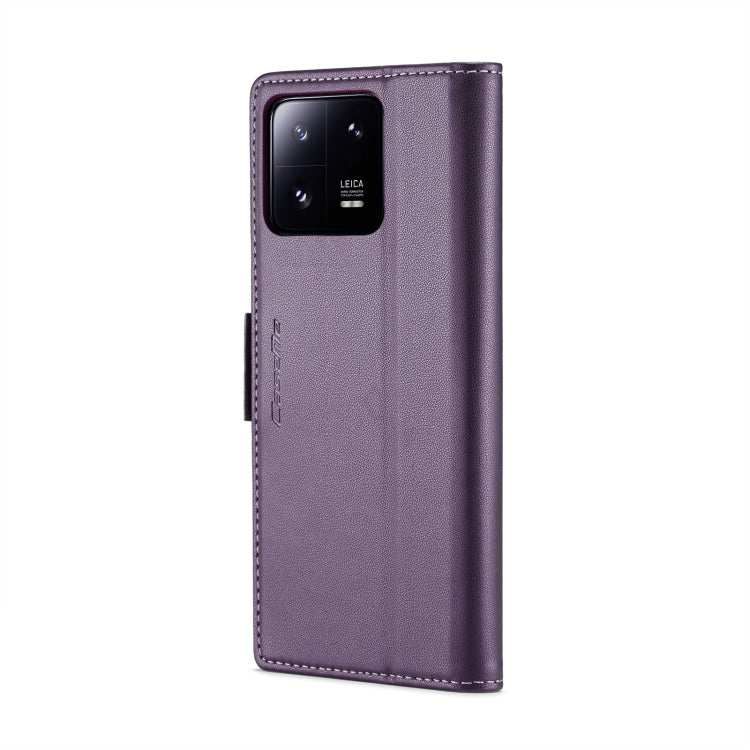 For Xiaomi 13 Pro CaseMe 023 Butterfly Buckle Litchi Texture RFID Anti-theft Leather Phone Case(Pearly Purple) - Xiaomi Cases by CaseMe | Online Shopping South Africa | PMC Jewellery | Buy Now Pay Later Mobicred