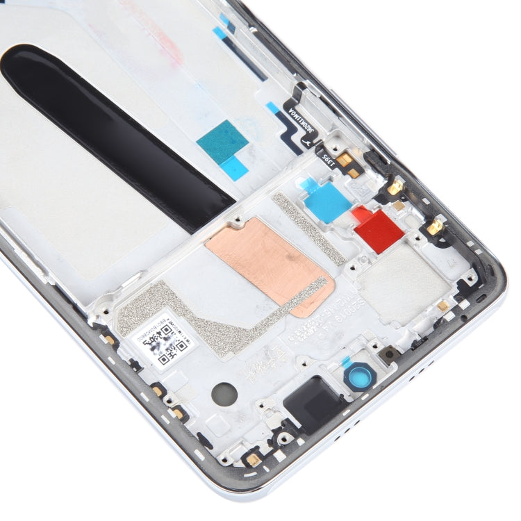 OLED LCD Screen For Xiaomi Poco F3 Digitizer Full Assembly with Frame(Silver) - LCD Screen by PMC Jewellery | Online Shopping South Africa | PMC Jewellery