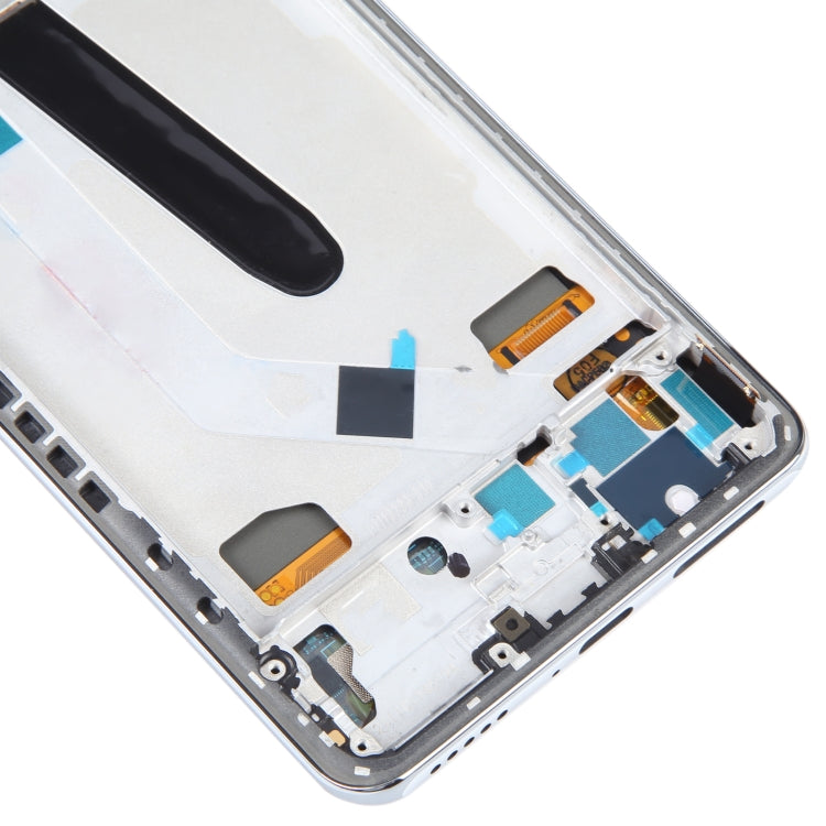 OLED LCD Screen For Xiaomi Redmi K40 Digitizer Full Assembly with Frame(Silver) - free shipping - PMC TechLife - Order now!