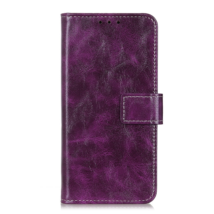 For Xiaomi Redmi Note 12S 4G Retro Crazy Horse Texture Horizontal Flip Leather Phone Case(Purple) - Xiaomi Cases by PMC Jewellery | Online Shopping South Africa | PMC Jewellery