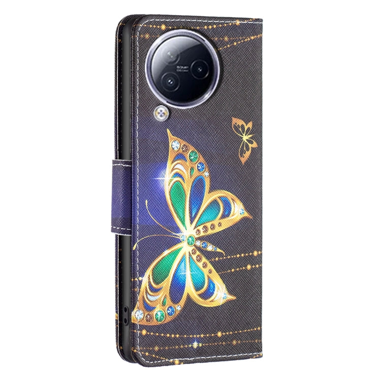 For Xiaomi Civi 3 5G Colored Drawing Pattern Leather Phone Case(Big Butterfly) - free shipping - PMC TechLife - Order now!