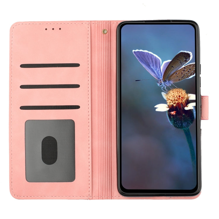 For Xiaomi Redmi 9 Flower Embossing Pattern Leather Phone Case(Pink) - Xiaomi Cases by PMC Jewellery | Online Shopping South Africa | PMC Jewellery