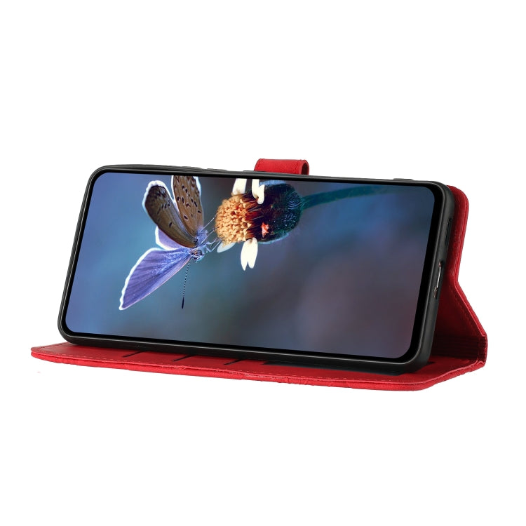 For Xiaomi Redmi A1 Flower Embossing Pattern Leather Phone Case(Red) - free shipping - PMC TechLife - Order now!