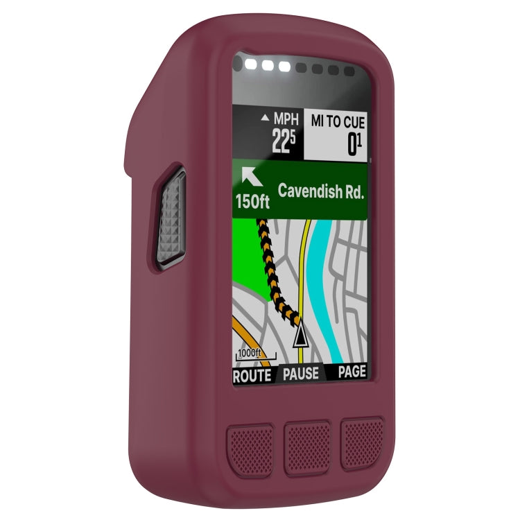 For Wahoo Elemnt Bolt V2 WFCC5 Stopwatch Silicone Protective Case(Wine Red) - Watch Case by PMC TechLife | Online Shopping South Africa | PMC TechLife