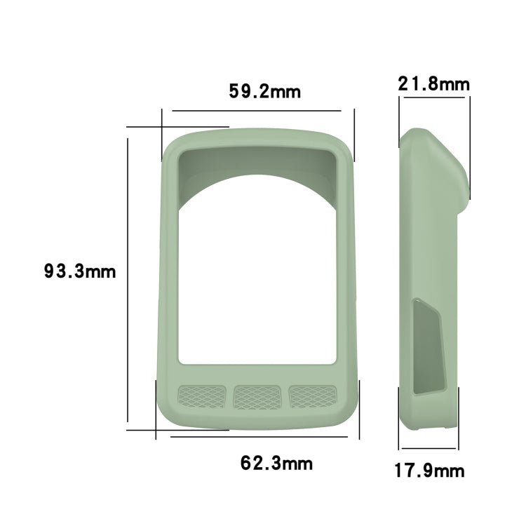 For Wahoo Elemnt Roam WFCC4 Stopwatch Silicone Protective Case(Black) - Watch Case by PMC TechLife | Online Shopping South Africa | PMC TechLife | Buy Now Pay Later Mobicred