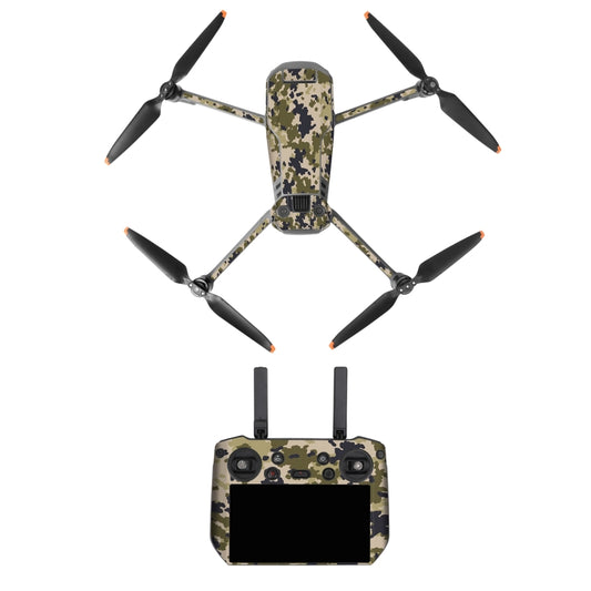 For DJI Mavic 3 Pro / RC Pro Sunnylife Drone Body Remote Control Decorative Stickers Set(Green Camo) - Stickers by Sunnylife | Online Shopping South Africa | PMC Jewellery