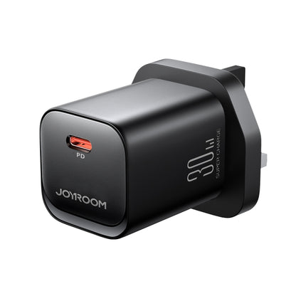 JOYROOM TCF07 30W USB-C / Type-C Fast Charger, Plug:UK Plug(Black) - USB Charger by JOYROOM | Online Shopping South Africa | PMC Jewellery