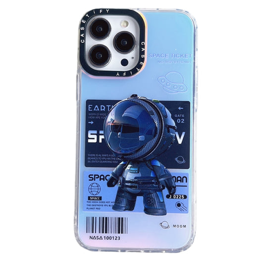 For iPhone 11 Pro Max Astronaut Pattern Shockproof PC Protective Phone Case(Black) - iPhone 11 Pro Max Cases by PMC Jewellery | Online Shopping South Africa | PMC Jewellery