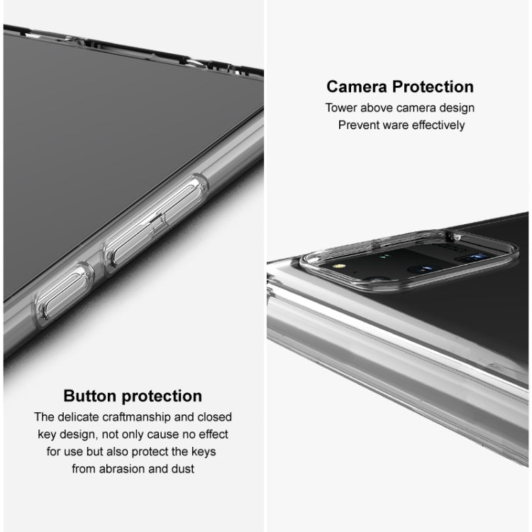 For Google Pixel 7a IMAK UX-5 Series Transparent Shockproof TPU Protective Phone Case(Transparent Black) - free shipping - PMC TechLife - Order now!