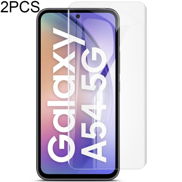 For Samsung Galaxy A54 5G 2pcs imak Curved Full Screen Hydrogel Film Protector - Galaxy Tempered Glass by imak | Online Shopping South Africa | PMC TechLife | Buy Now Pay Later Mobicred