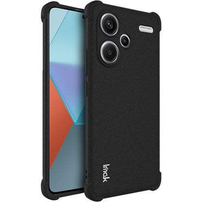 For Xiaomi Redmi Note 13 Pro 5G imak Shockproof Airbag TPU Phone Case(Matte Black) - Xiaomi Cases by imak | Online Shopping South Africa | PMC Jewellery | Buy Now Pay Later Mobicred