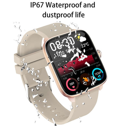 T20 1.96 inch IP67 Waterproof Silicone Band Smart Watch, Supports Dual-mode Bluetooth Call / Heart Rate Monitoring(Blue) - Smart Watches by PMC Jewellery | Online Shopping South Africa | PMC Jewellery