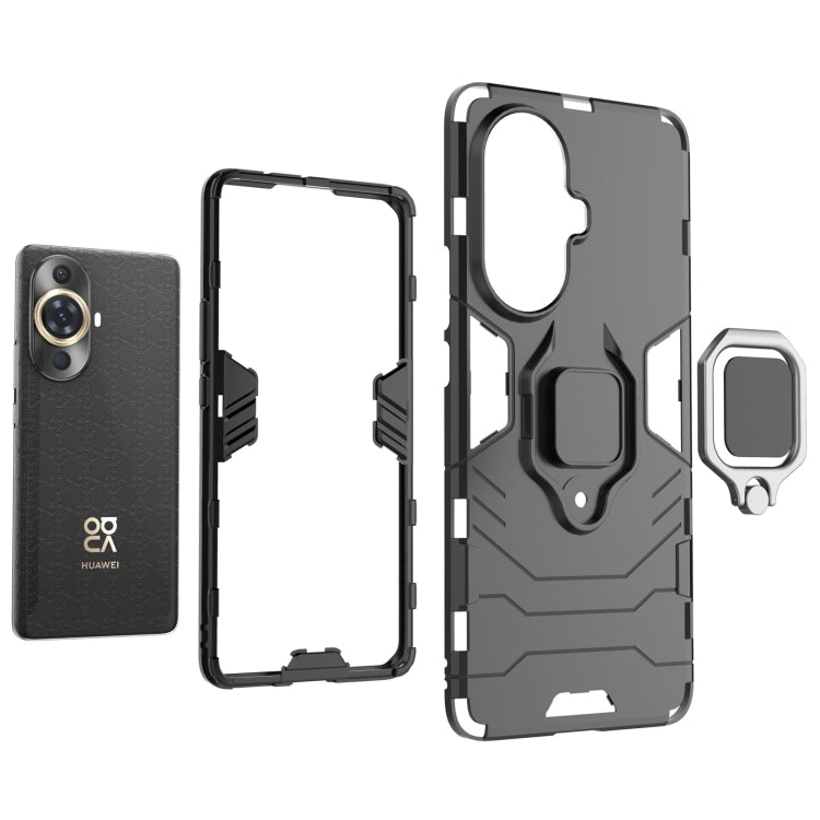 For Huawei nova 11 Pro Magnetic Ring Holder PC + TPU Phone Case(Red) - free shipping - PMC TechLife - Order now!