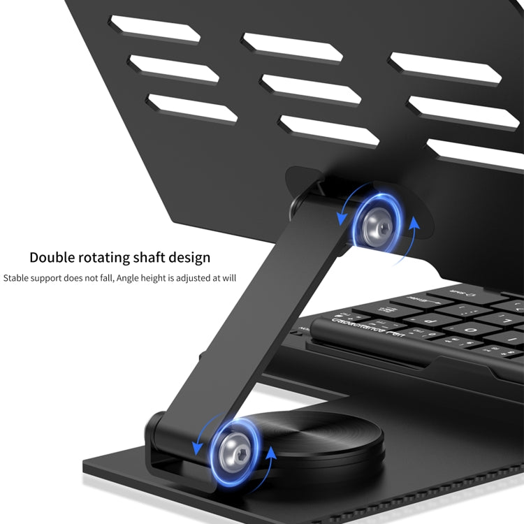 For Google Pixel Fold GKK Folding Bluetooth Keyboard Holder with Pen + Holder + Keyboard + Mouse(Silver) - Google Cases by GKK | Online Shopping South Africa | PMC Jewellery | Buy Now Pay Later Mobicred