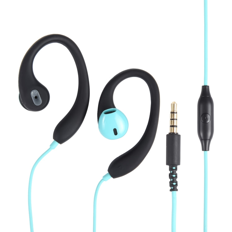 Mucro R12 Wired Stereo Over-Ear Sports Earphone, Length: 1.2m(Blue) - Sport Earphone by Mucro | Online Shopping South Africa | PMC Jewellery | Buy Now Pay Later Mobicred