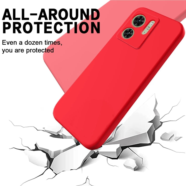 For Motorola Edge 40 5G Solid Color Liquid Silicone Dropproof Full Coverage Phone Case(Red) - Motorola Cases by PMC TechLife | Online Shopping South Africa | PMC TechLife | Buy Now Pay Later Mobicred