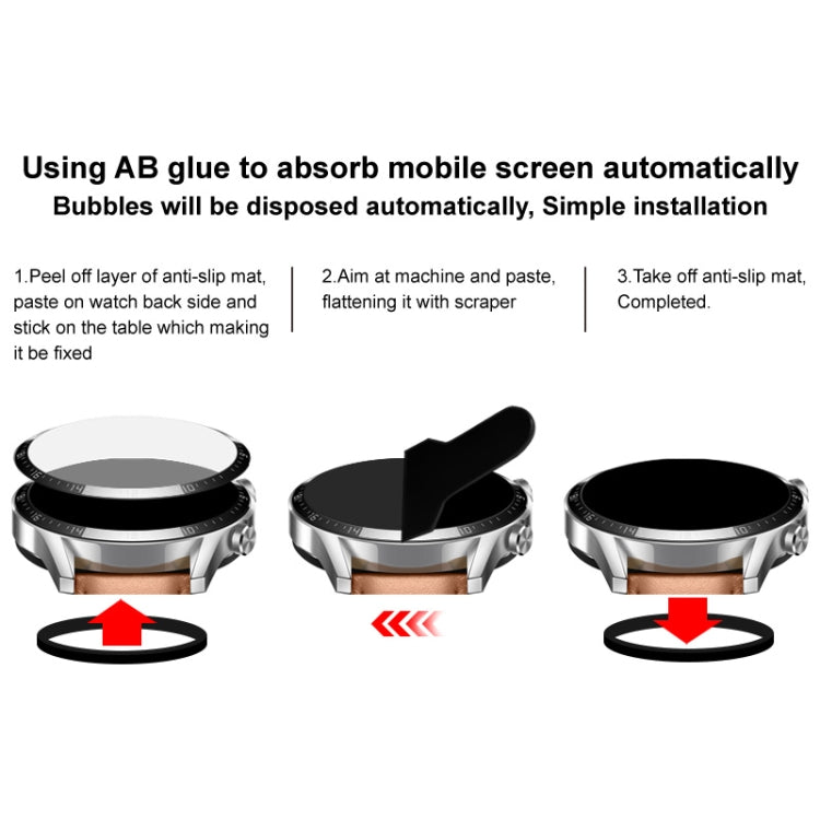 For IMILAB W13 IMAK Plexiglass HD Watch Protective Film - Screen Protector by imak | Online Shopping South Africa | PMC TechLife | Buy Now Pay Later Mobicred