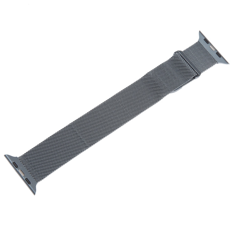 For Apple Watch 8 45mm Milanese Metal Magnetic Watch Band(Space Grey) - Watch Bands by PMC TechLife | Online Shopping South Africa | PMC TechLife