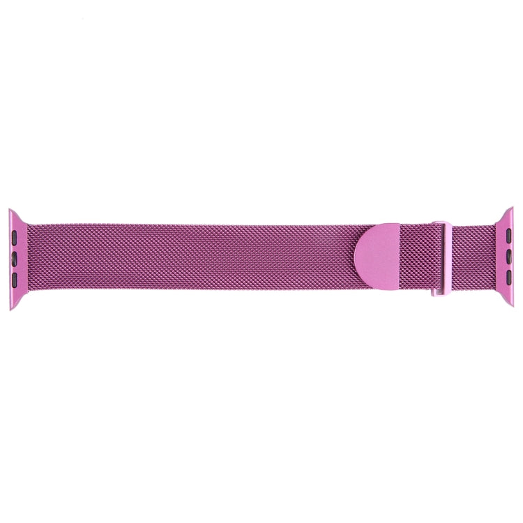 For Apple Watch 7 41mm Milanese Metal Magnetic Watch Band(Purple) - Watch Bands by PMC Jewellery | Online Shopping South Africa | PMC Jewellery