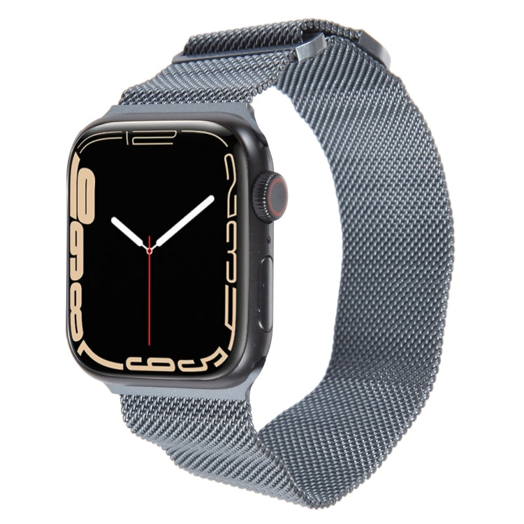 For Apple Watch SE 40mm Milanese Metal Magnetic Watch Band(Space Grey) - Watch Bands by PMC Jewellery | Online Shopping South Africa | PMC Jewellery