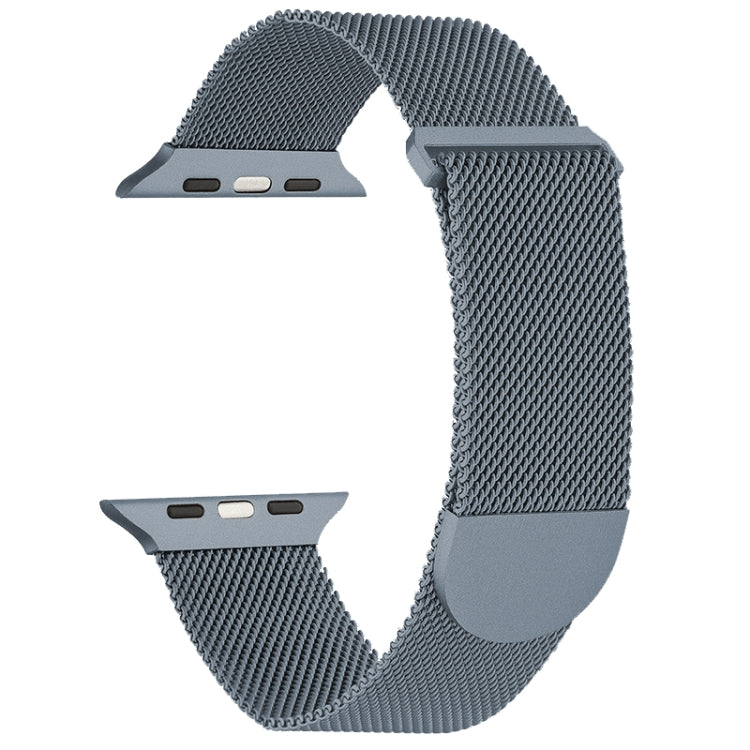 For Apple Watch SE 44mm Milanese Metal Magnetic Watch Band(Space Grey) - Watch Bands by PMC Jewellery | Online Shopping South Africa | PMC Jewellery