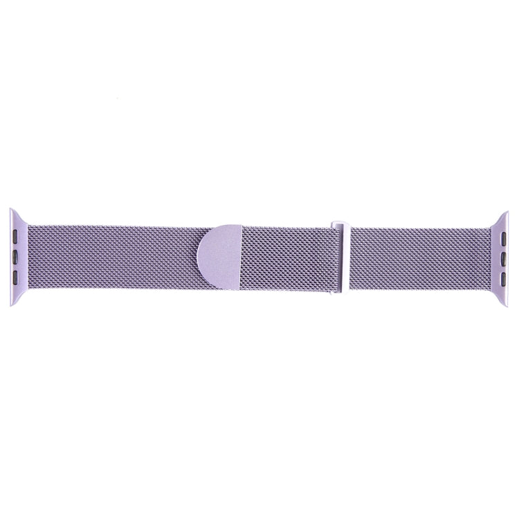 For Apple Watch 6 44mm Milanese Metal Magnetic Watch Band(Lavender Purple) - Watch Bands by PMC Jewellery | Online Shopping South Africa | PMC Jewellery