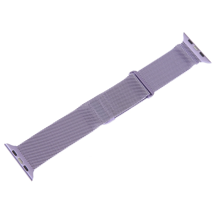 For Apple Watch 6 44mm Milanese Metal Magnetic Watch Band(Lavender Purple) - Watch Bands by PMC Jewellery | Online Shopping South Africa | PMC Jewellery