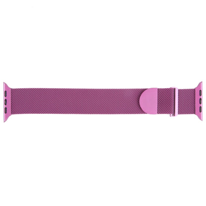 For Apple Watch 4 40mm Milanese Metal Magnetic Watch Band(Purple) - Watch Bands by PMC Jewellery | Online Shopping South Africa | PMC Jewellery