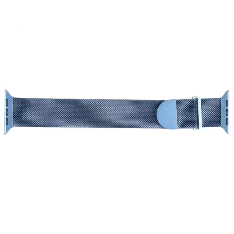 For Apple Watch 2 42mm Milanese Metal Magnetic Watch Band(Blue) - Watch Bands by PMC Jewellery | Online Shopping South Africa | PMC Jewellery