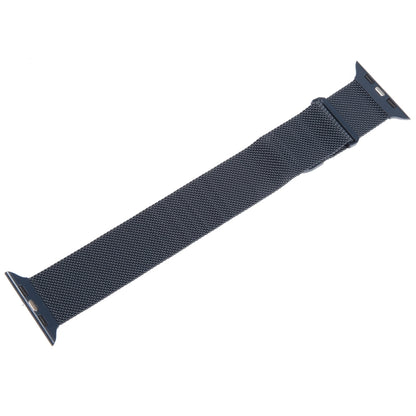 For Apple Watch 38mm Milanese Metal Magnetic Watch Band(Midnight Blue) - Watch Bands by PMC Jewellery | Online Shopping South Africa | PMC Jewellery