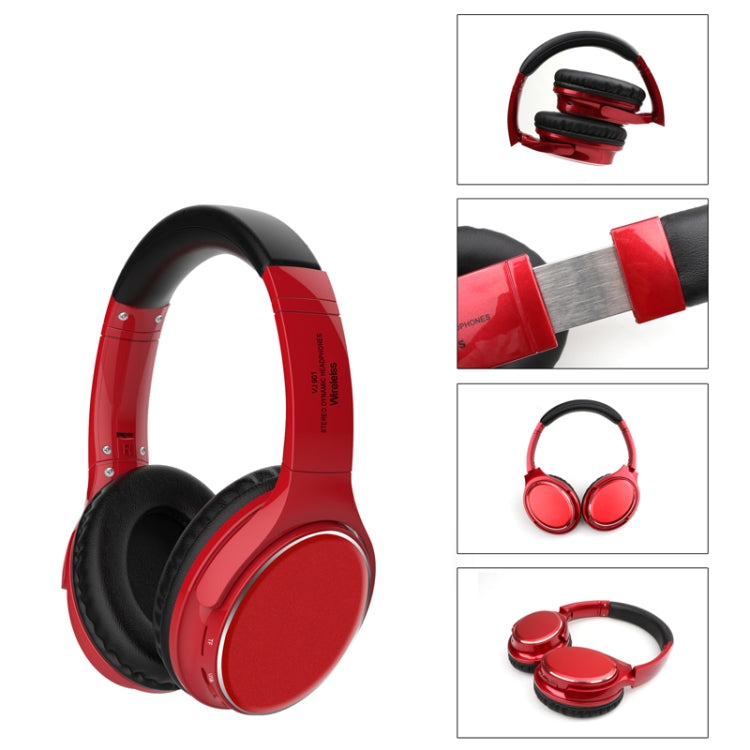 VJ901 Foldable TWS True Wireless Bluetooth Headset(Red) - Headset & Headphone by PMC Jewellery | Online Shopping South Africa | PMC Jewellery