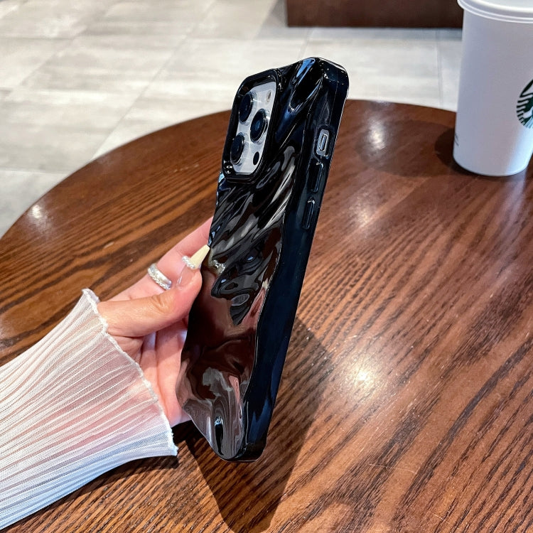For iPhone 13 Pro Solid Color Wave Texture TPU Phone Case(Beige) - iPhone 13 Pro Cases by PMC TechLife | Online Shopping South Africa | PMC TechLife