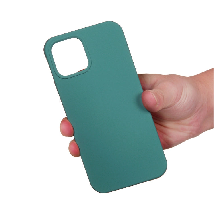 For iPhone 15 Solid Color Silicone Phone Case(Pine Needle Green) - iPhone 15 Cases by PMC Jewellery | Online Shopping South Africa | PMC Jewellery