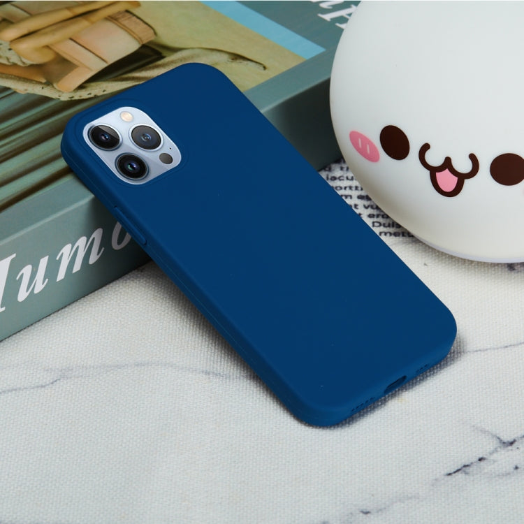 For iPhone 15 Pro Solid Color Silicone Phone Case(Cobalt Blue) - iPhone 15 Pro Cases by PMC TechLife | Online Shopping South Africa | PMC TechLife