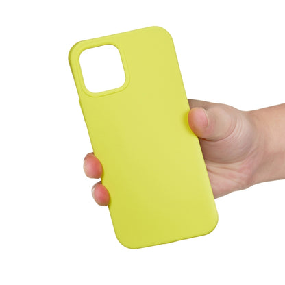 For iPhone 15 Pro Solid Color Silicone Phone Case(Lemon Yellow) - iPhone 15 Pro Cases by PMC Jewellery | Online Shopping South Africa | PMC Jewellery