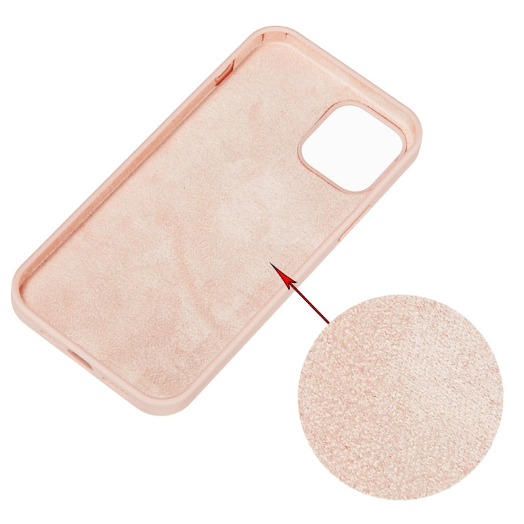 For iPhone 15 Pro Solid Color Silicone Phone Case(Sand Pink) - iPhone 15 Pro Cases by PMC Jewellery | Online Shopping South Africa | PMC Jewellery