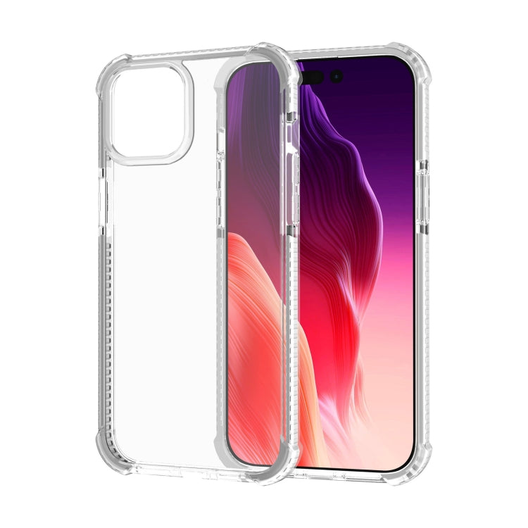 For iPhone 15 Plus Four-corner Shockproof TPU + Acrylic Phone Case(Transparent) - iPhone 15 Plus Cases by PMC TechLife | Online Shopping South Africa | PMC TechLife
