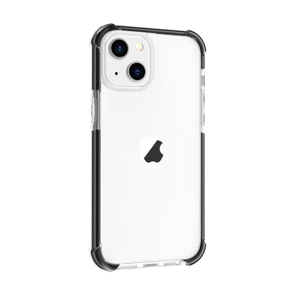 For iPhone 15 Four-corner Shockproof TPU + Acrylic Phone Case(Black + Transparent) - iPhone 15 Cases by PMC Jewellery | Online Shopping South Africa | PMC Jewellery