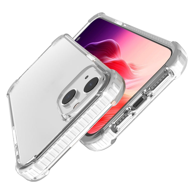 For iPhone 15 Four-corner Shockproof TPU + Acrylic Phone Case(Transparent) - iPhone 15 Cases by PMC Jewellery | Online Shopping South Africa | PMC Jewellery