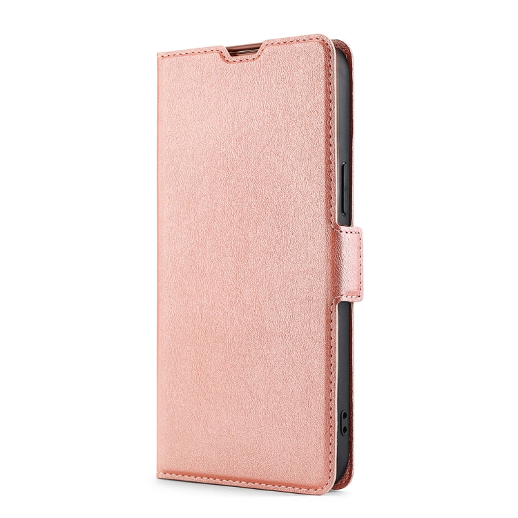 For Infinix Smart 7 HD Ultra-thin Voltage Side Buckle Horizontal Flip Leather Phone Case(Rose Gold) - Infinix Cases by PMC Jewellery | Online Shopping South Africa | PMC Jewellery