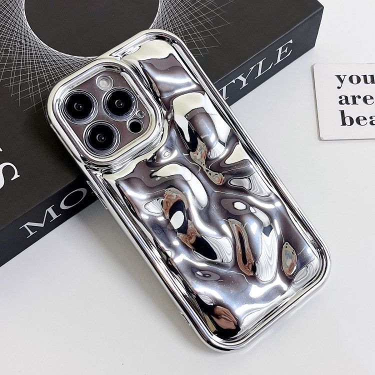 For iPhone XS Max Electroplating Meteorite Texture TPU Phone Case(Silver) - free shipping - PMC TechLife - Order now!