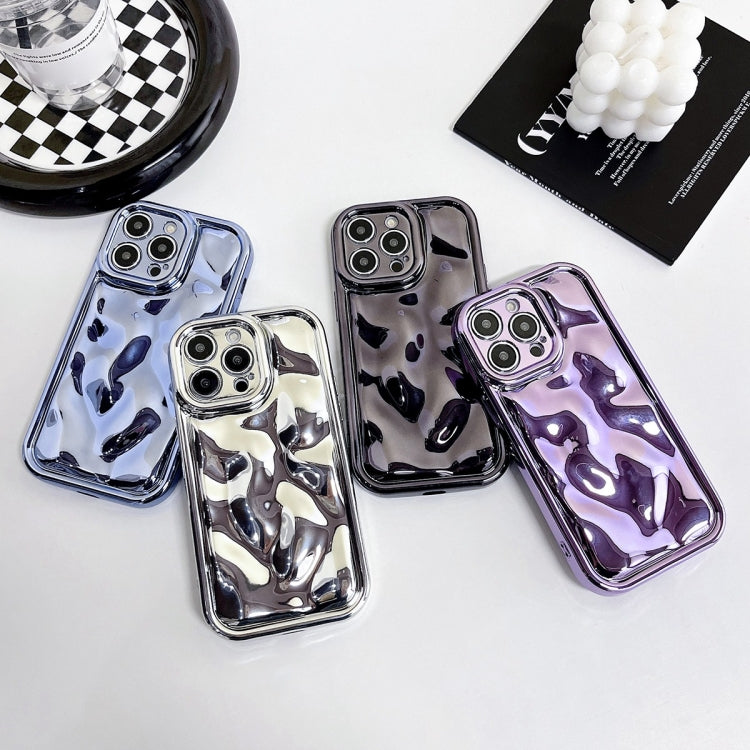 For iPhone 13 Electroplating Meteorite Texture TPU Phone Case(Silver) - iPhone 13 Cases by PMC Jewellery | Online Shopping South Africa | PMC Jewellery