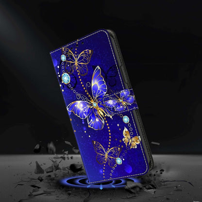 For Xiaomi Redmi 9 Crystal 3D Shockproof Protective Leather Phone Case(Diamond Butterfly) - Xiaomi Cases by PMC Jewellery | Online Shopping South Africa | PMC Jewellery