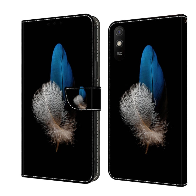 For Xiaomi Redmi 9A Crystal 3D Shockproof Protective Leather Phone Case(Two Branches) - free shipping - PMC TechLife - Order now!