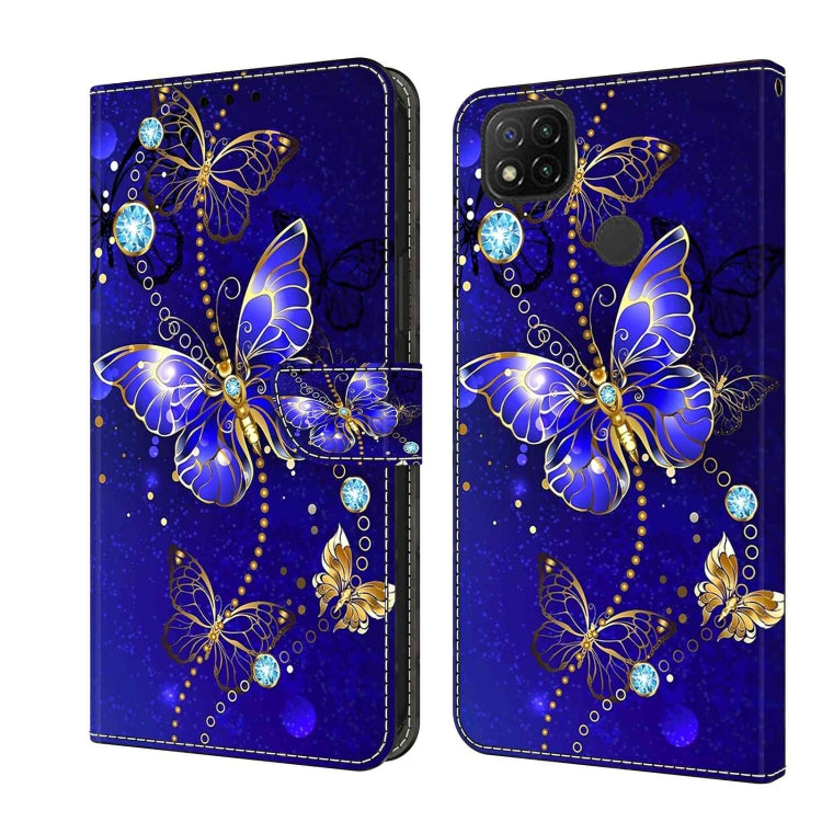 For Xiaomi Redmi 9C Crystal 3D Shockproof Protective Leather Phone Case(Diamond Butterfly) - free shipping - PMC TechLife - Order now!