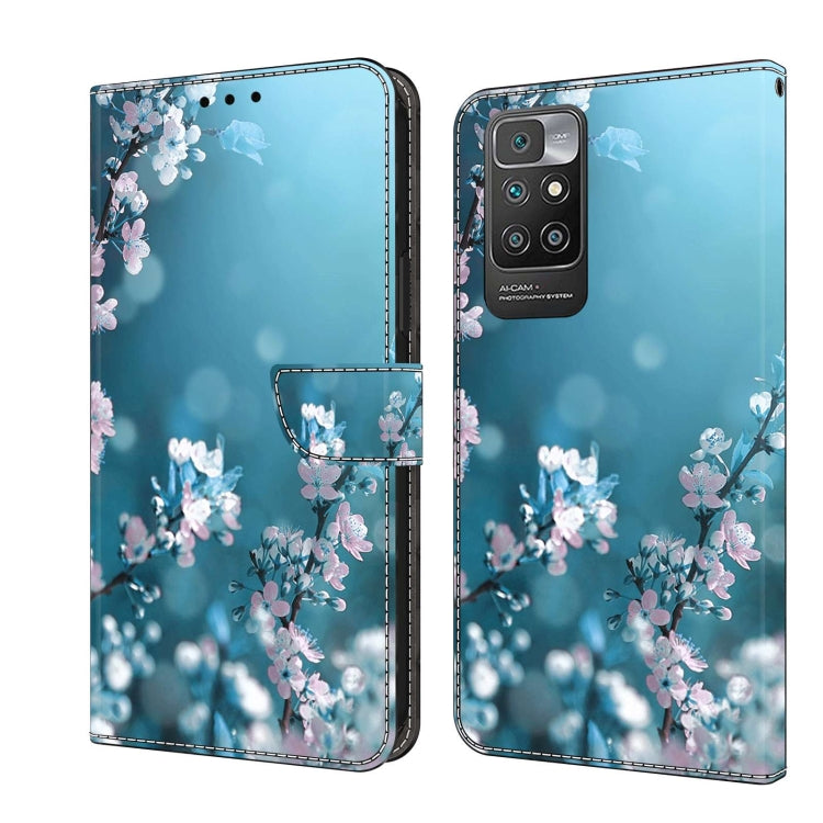 For Xiaomi Redmi 10 Crystal 3D Shockproof Protective Leather Phone Case(Plum Flower) - free shipping - PMC TechLife - Order now!