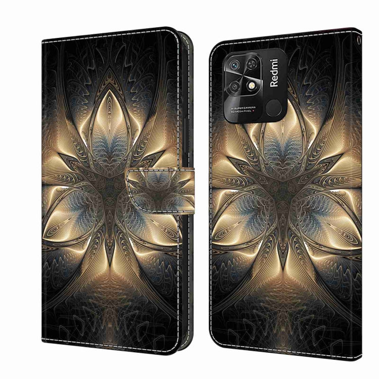 For Xiaomi Redmi 10C Crystal 3D Shockproof Protective Leather Phone Case(Luminous Building) - free shipping - PMC TechLife - Order now!