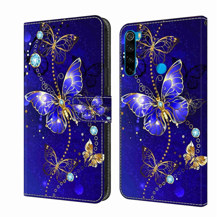 For Xiaomi Redmi Note 8 Crystal 3D Shockproof Protective Leather Phone Case(Diamond Butterfly) - free shipping - PMC TechLife - Order now!