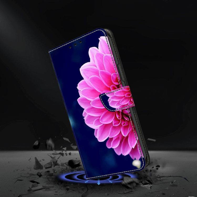 For Xiaomi Redmi Note 9 Crystal 3D Shockproof Protective Leather Phone Case(Pink Petals) - free shipping - PMC TechLife - Order now!